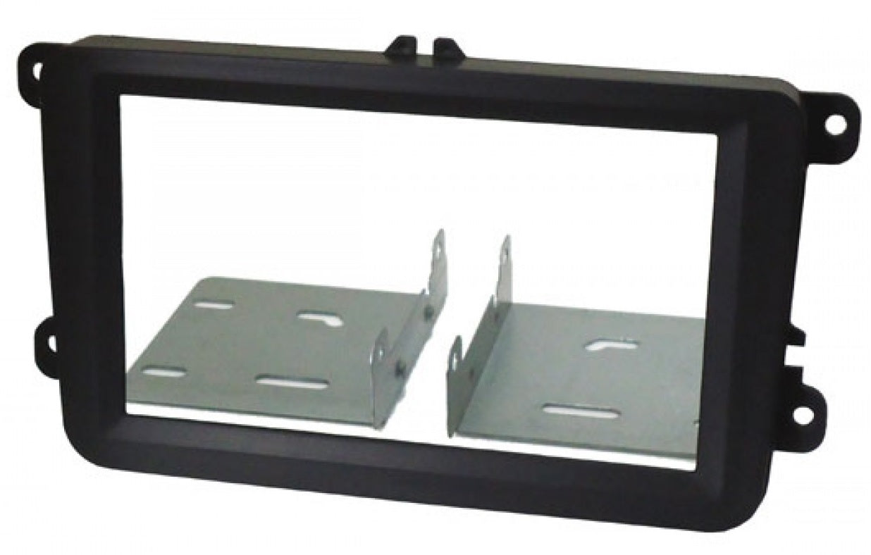 Seat, Skoda, Volkswagen Double Din Car Fascia Adapter Panel (MATT BLACK) InCarTec 50-699