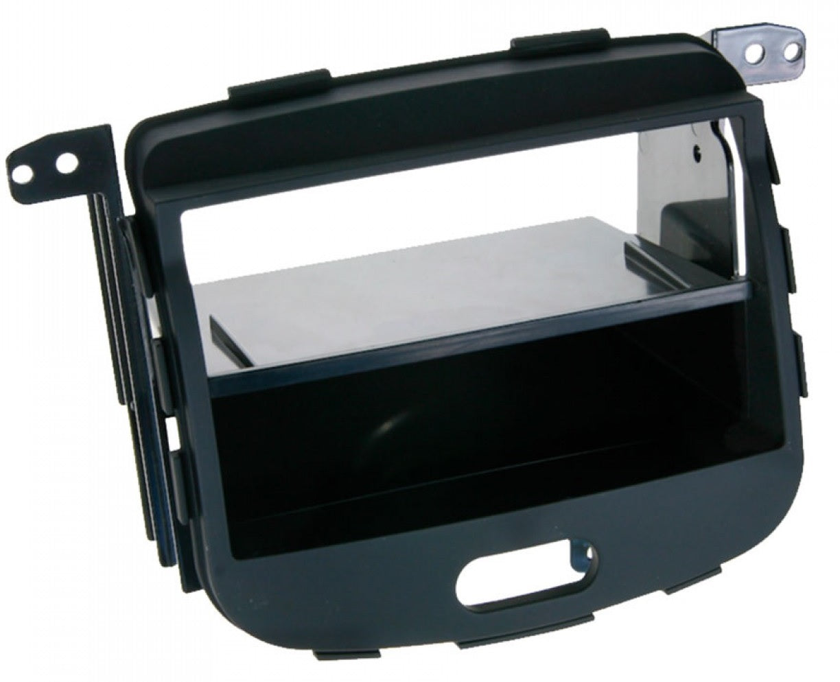 Hyundai i10 1st Gen (PA) (2008-2012) Single/Double DIN car radio fascia adapter (MATT BLACK) 50-749