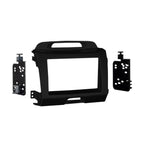 Kia Sportage (2010-2015) Double DIN car audio stereo fascia adapter (DARK GREY) 50-884