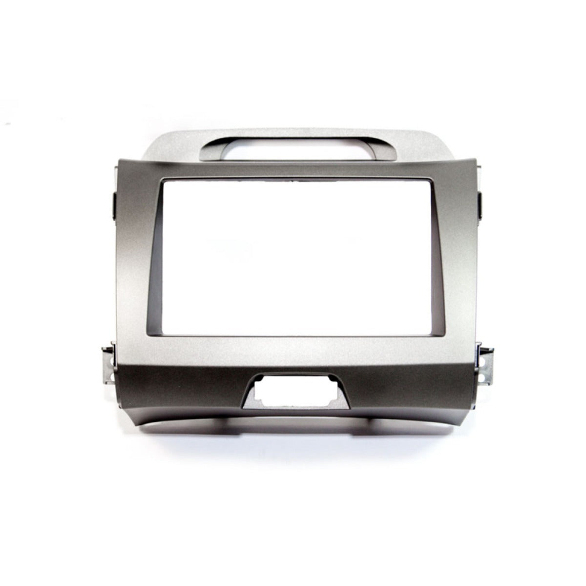 Kia Sportage (2010-2015) Double DIN car audio stereo fascia adapter (METALLIC SILVER) 50-884/1