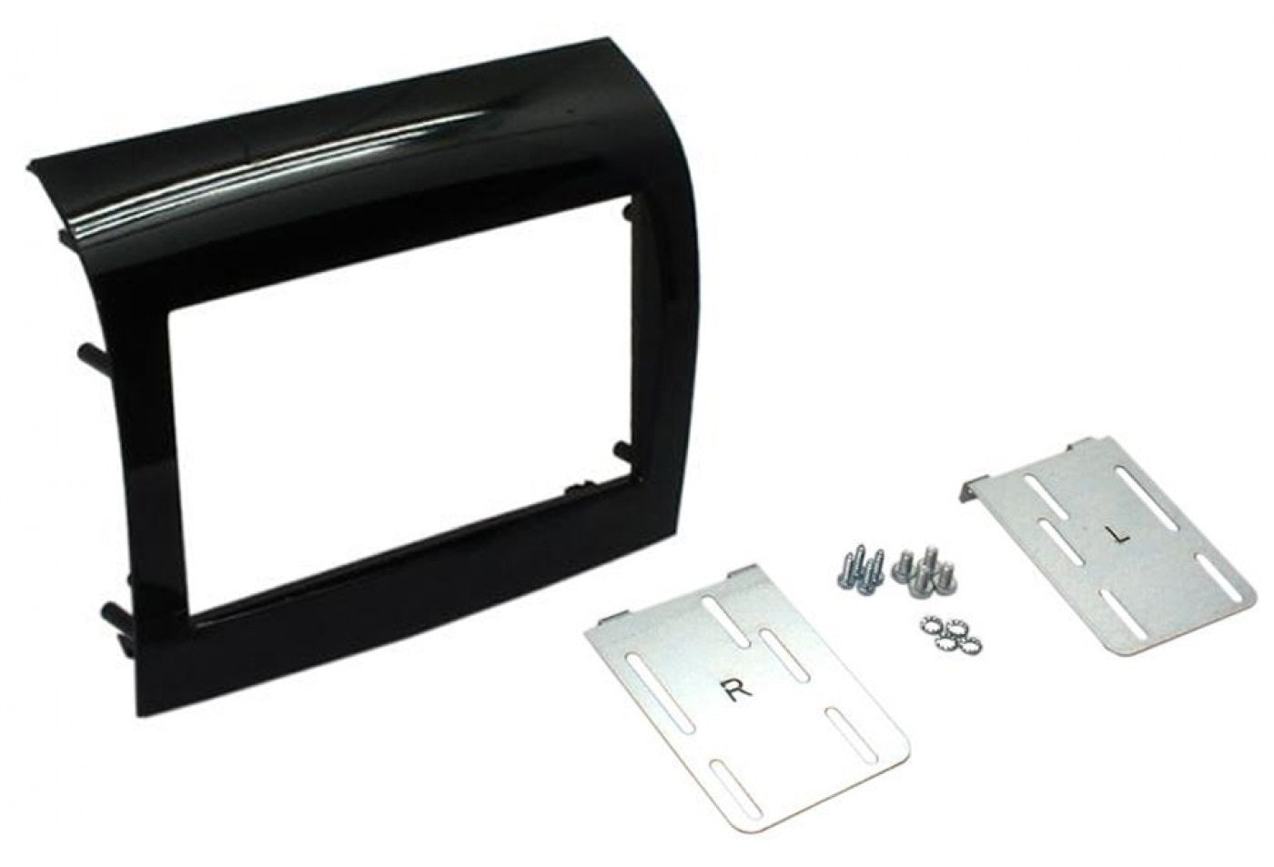 Fiat Ducato, Citroen Relay, Peugeot Boxer, Vauxhall Movano (2014 Onwards) Double DIN fascia (GLOSS BLACK) 50-938