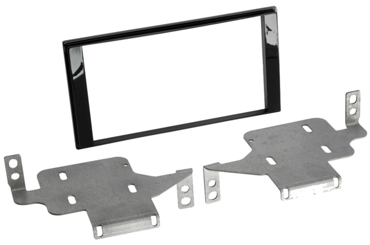 Nissan Juke 2014 - 2019 1st GEN Facelift (F15) Double DIN car audio fascia adapter panel (GLOSS BLACK) 50-972