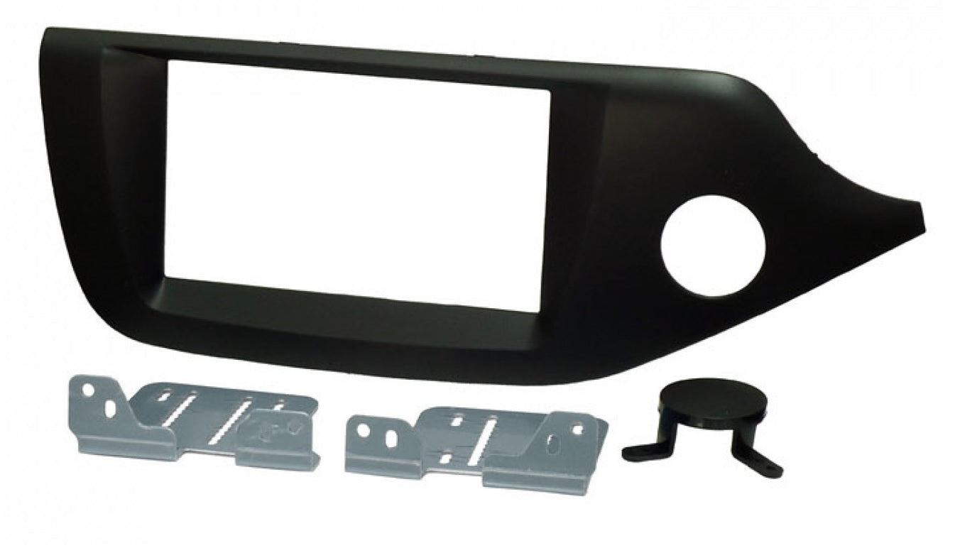 Kia Cee'd and Pro_cee'd (2012-2018) Double DIN fascia adapter panel (MATT BLACK) 50-973