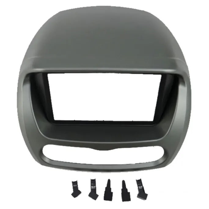 Peugeot Ion 2011 onward Silver Double Din Fascia Fitting Kit 50-987