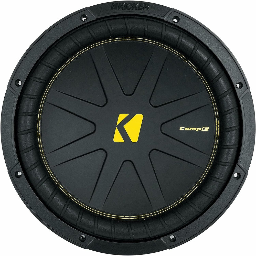 Kicker 50CWCS124 CompC Series 12" 600w subwoofer with dual 4-ohm voice coils