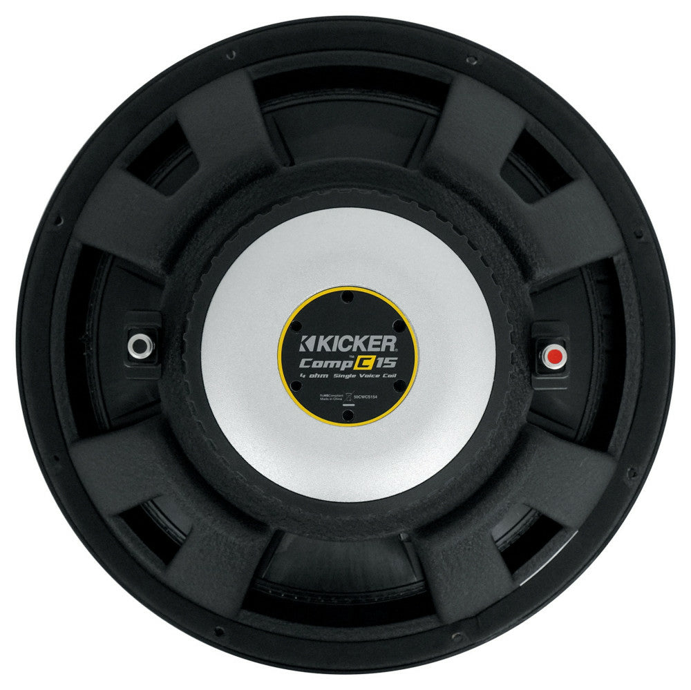 Kicker 50CWCS104 CompC Series 10" 500w subwoofer with 4-ohm voice coils