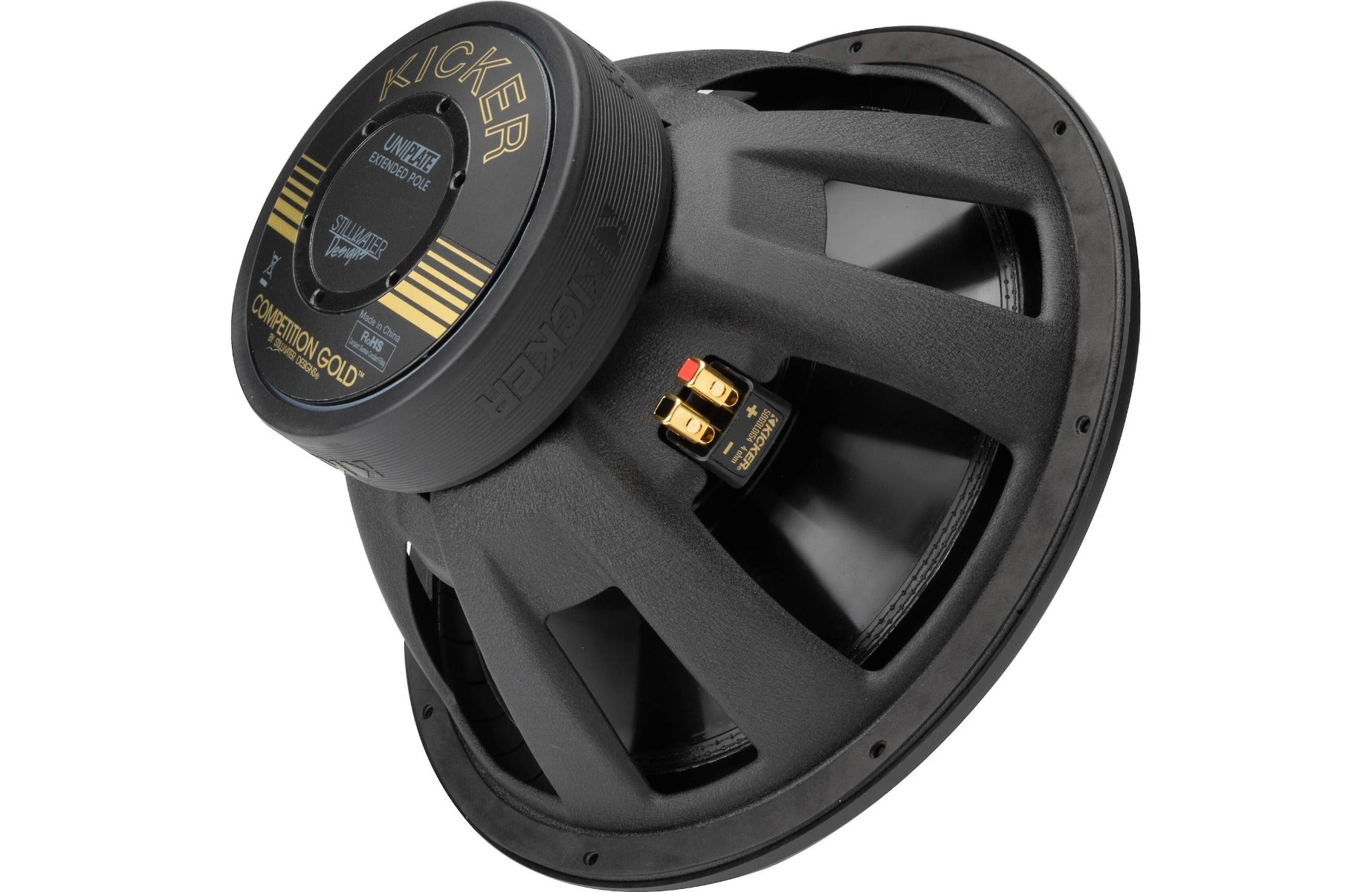 Kicker 50GOLD154 Comp Gold Series 1600W 15" dual 4-ohm voice coil component subwoofer