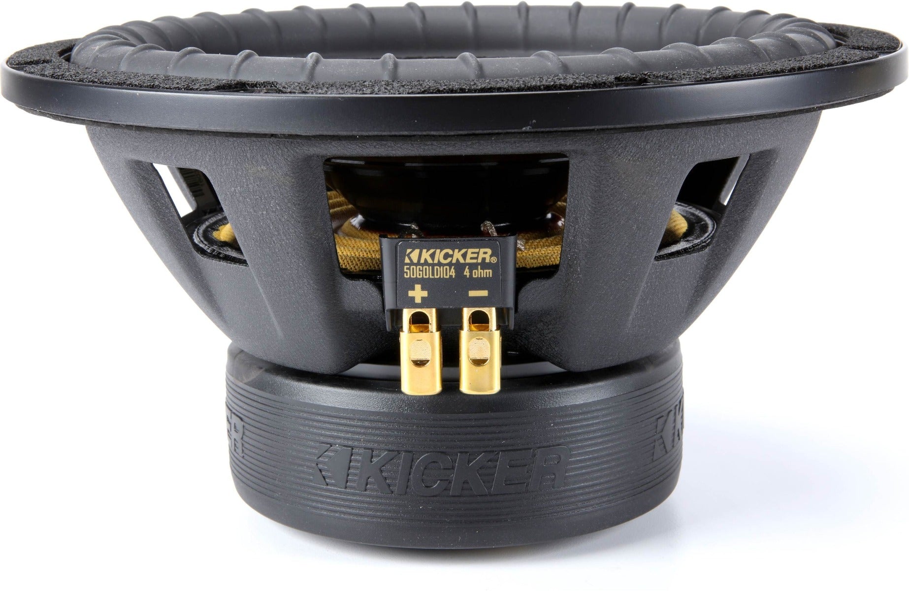 Kicker 50GOLD124 Comp Gold Series 1000W 12" dual 4-ohm voice coil component subwoofer