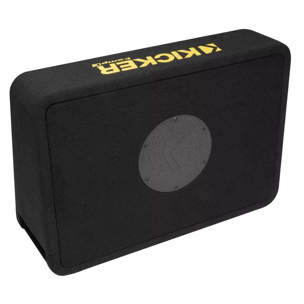 Kicker 50TCWC102 10” CompC Series 10" Solo-Baric Subwoofer in Thin Profile Enclosure 500w