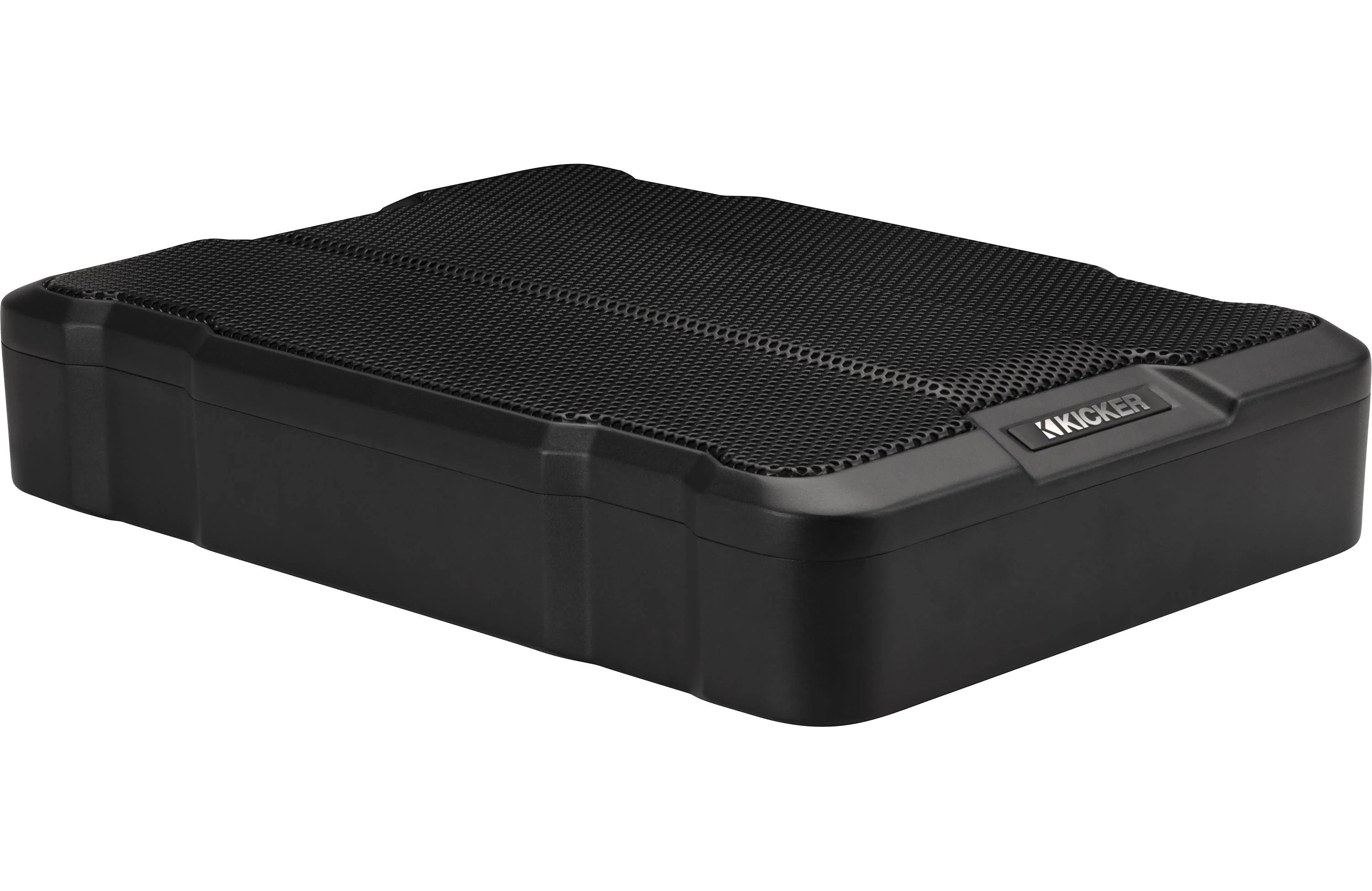 Kicker 51HS12 Hideaway™ compact powered subwoofer with 12" sub and 230-watt amp