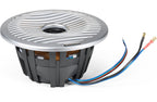 Kicker 51KM614FL 6.5" marine 2-way speakers with RGB LEDs and 2 sets of grilles