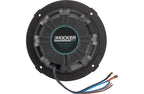 Kicker 51KM614FL 6.5" marine 2-way speakers with RGB LEDs and 2 sets of grilles