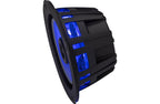 Kicker 51KM614FL 6.5" marine 2-way speakers with RGB LEDs and 2 sets of grilles