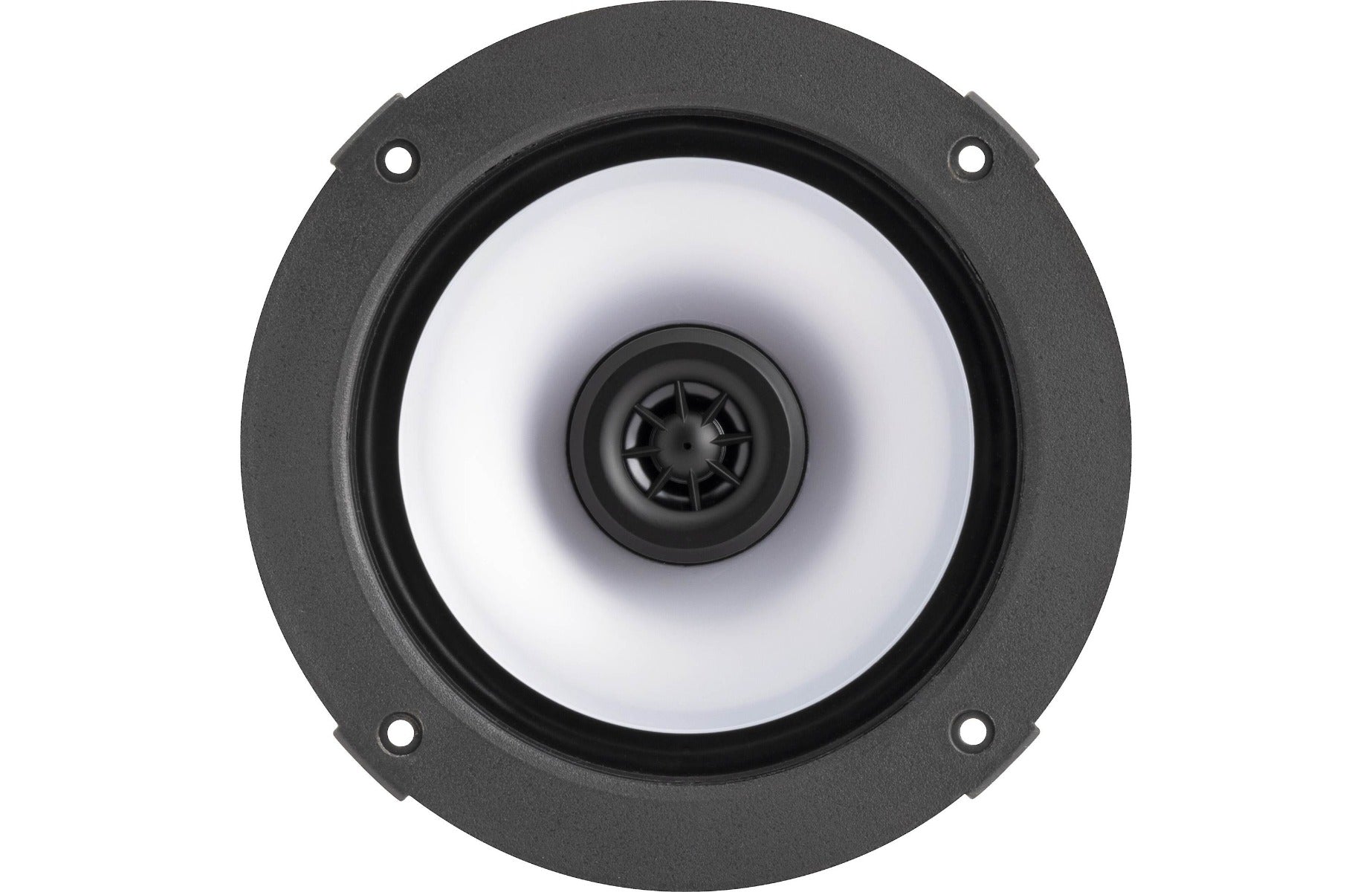 Kicker 51KM614FL 6.5" marine 2-way speakers with RGB LEDs and 2 sets of grilles