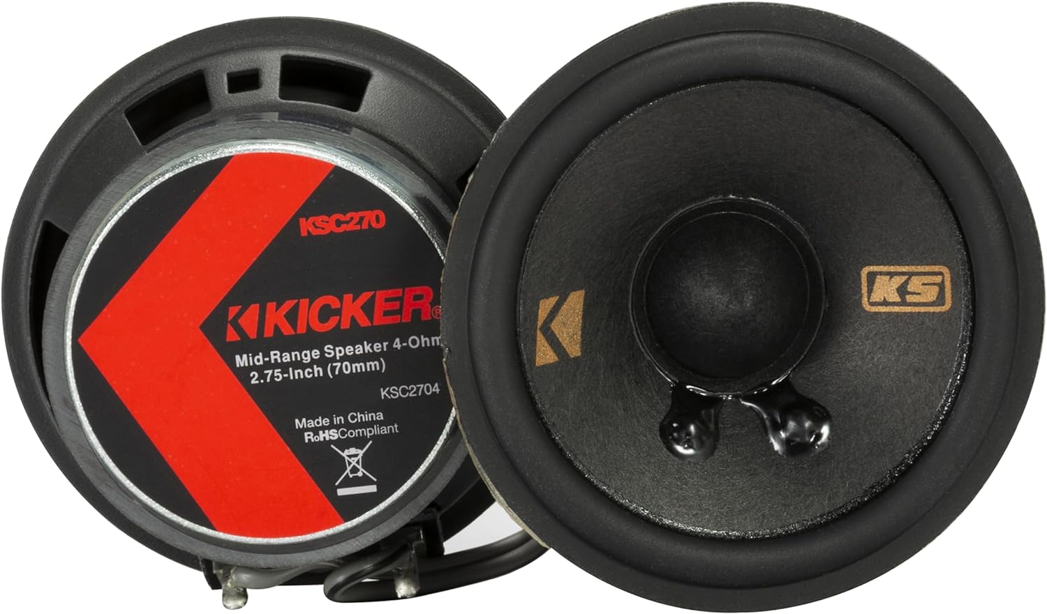 Kicker 51KSC2704 KS Series 2-3/4" midrange car speaker KSC270