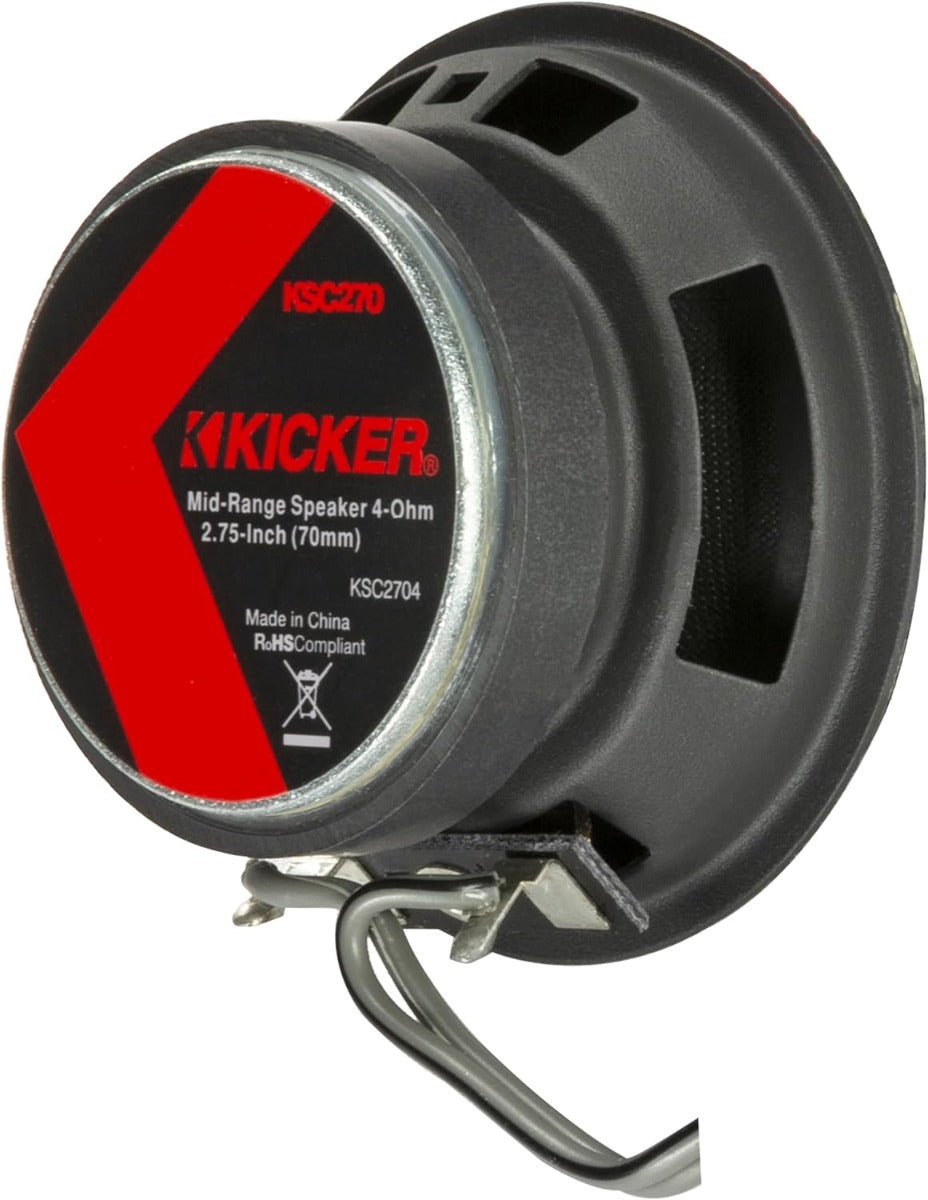 Kicker 51KSC2704 KS Series 2-3/4" midrange car speaker KSC270