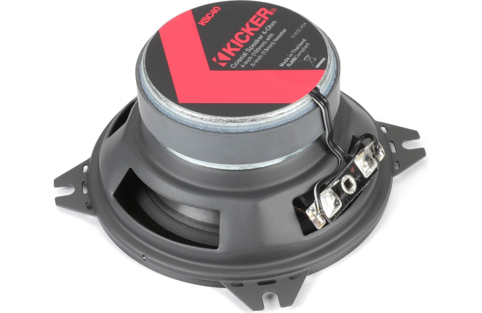 Kicker 51KSC404 - 4" 2-Way KS-Series Coaxial Car Speakers KSC40