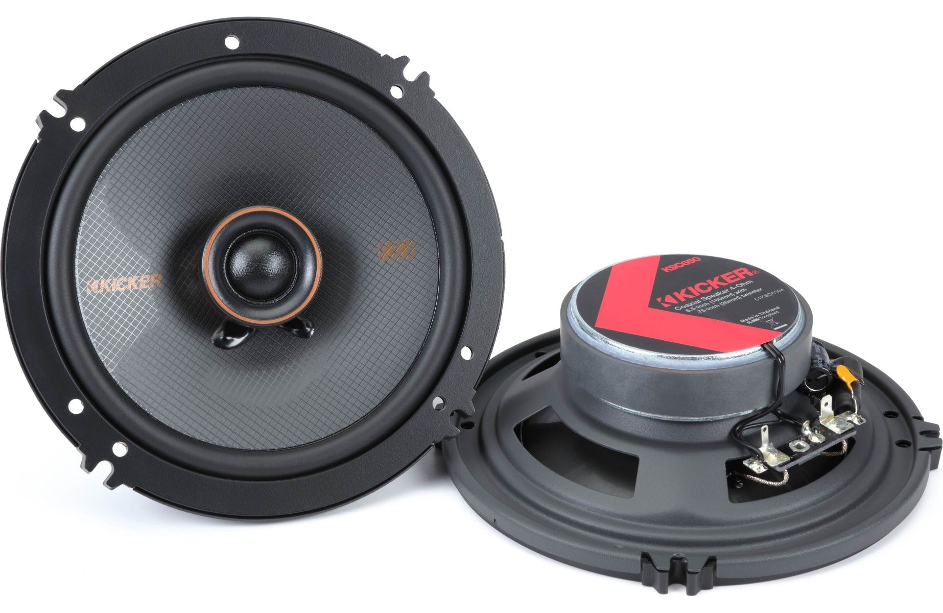 Kicker 51KSC6504 KS-Series 6-1/2"  2-way car speakers KSC6504