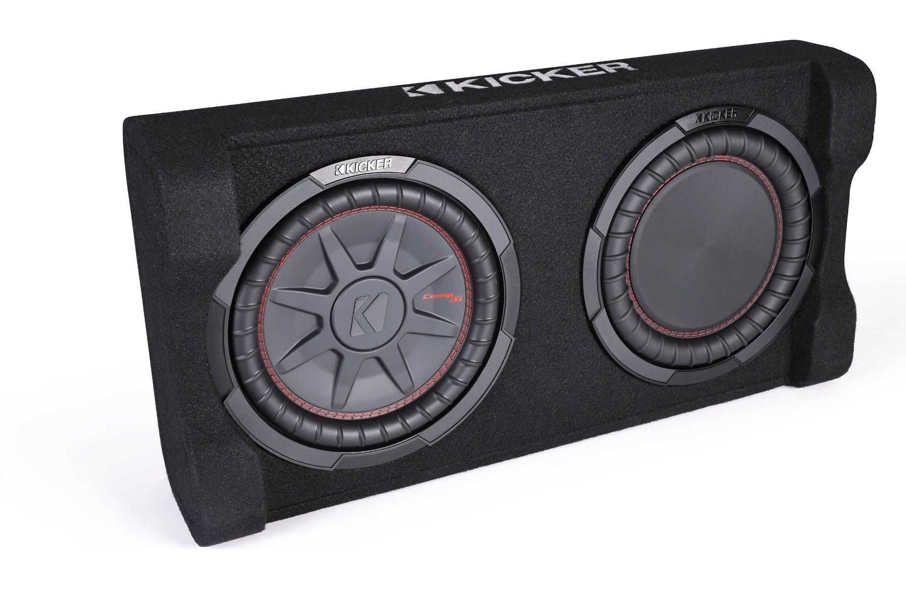 Kicker 51PTRTP12 1000W Single Loaded 12" Sealed Down-firing Shallow Amplified Subwoofer Enclosure