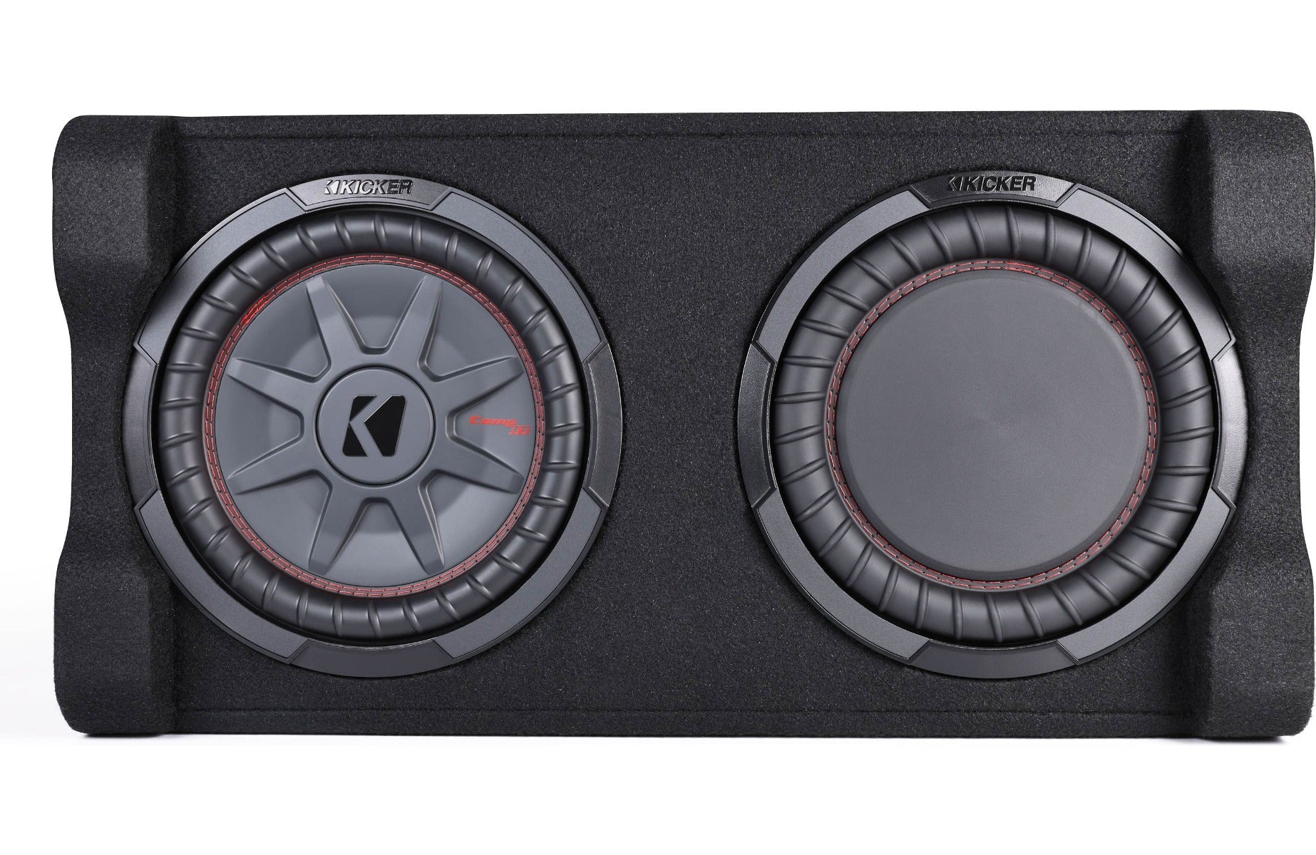 Kicker 51PTRTP12 1000W Single Loaded 12" Sealed Down-firing Shallow Amplified Subwoofer Enclosure