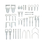 38 Piece (19 Pair) car audio radio stereo release key/ disassembly set 52-030