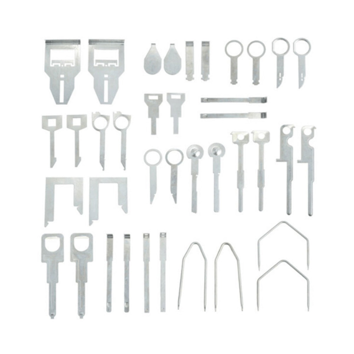 38 Piece (19 Pair) car audio radio stereo release key/ disassembly set 52-030