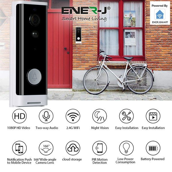 ENER-J SHA5307 Smart Wi-Fi VIdeo Doorbell - PRO Series