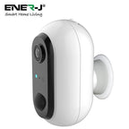 ENER-J SHA5319 Smart Wireless 1080P Battery Camera With 2 Pcs 18650 Battery