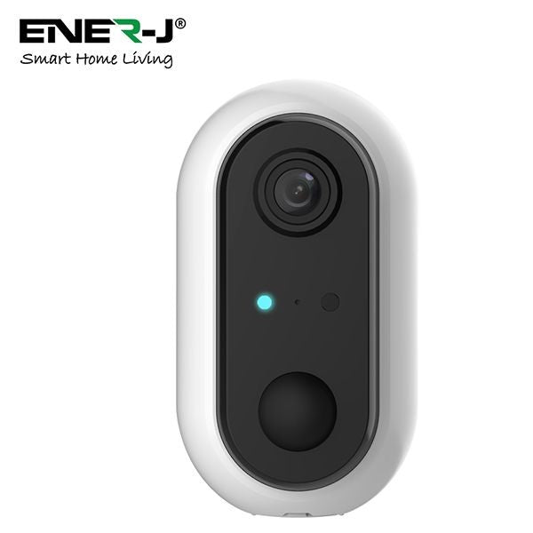 ENER-J SHA5319 Smart Wireless 1080P Battery Camera With 2 Pcs 18650 Battery
