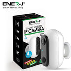 ENER-J SHA5319 Smart Wireless 1080P Battery Camera With 2 Pcs 18650 Battery