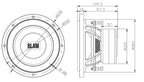 BLAM BL-L20DB LIVE L20 DB 200mm (8 Inch) 2x 2ohm 500W Dual Voice Coil subwoofer (SPECIAL ORDER PRODUCT)