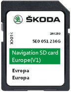 SKODA SD CARD FOR MIB1 AMUNDSEN SAT NAV UPDATE 5E0 051 236G