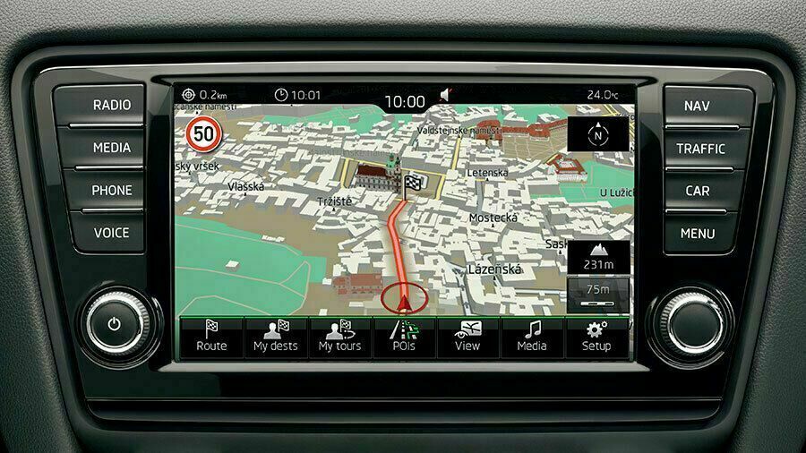 SKODA SD CARD 2023/2024 FOR MIB2 AMUNDSEN SAT NAV 5L0 051 236 DH