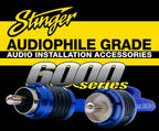 Stinger SK6641 4 Gauge 6000 Series Power Car Amplifier Installation Kit 50mm SHOC KROME