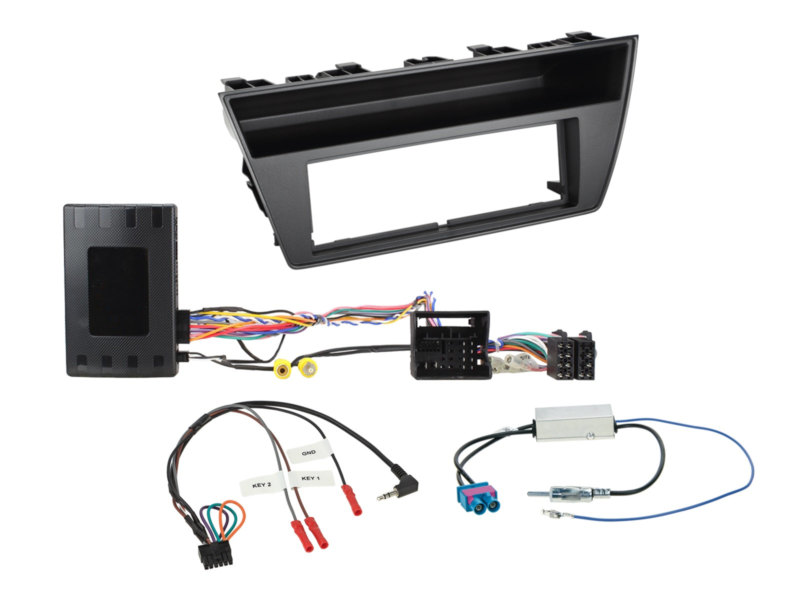 Skoda Fabia III (5J) 2014-2022 Black Double Din Facia Kit ACV 611340-09-1