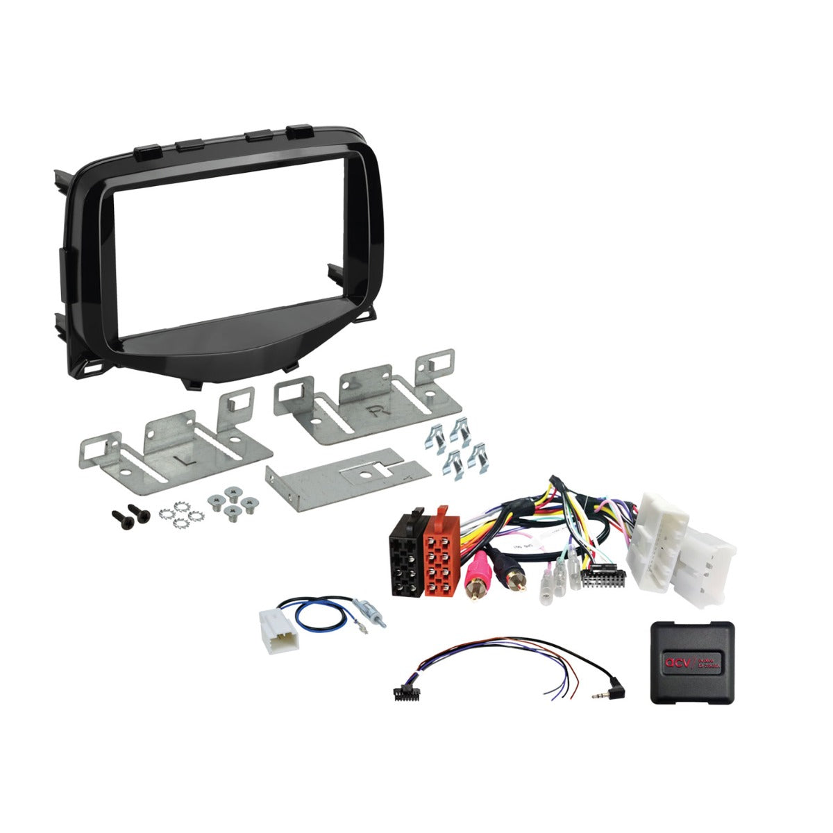 Citroën C1/Peugeot 108/Toyota Aygo Double Din Car Stereo Fascia Fitting Kit ACV 621040-15-1
