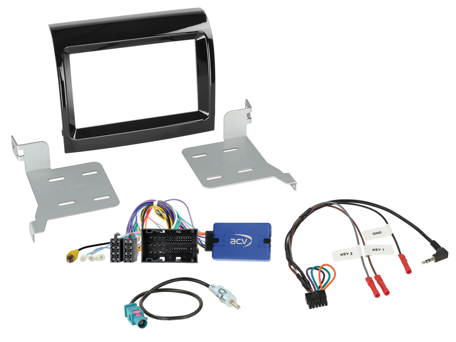 Citroen, Fiat, Peugeot, Vauxhall Double Din Stereo Fitting Installation Kit 621094-35-3
