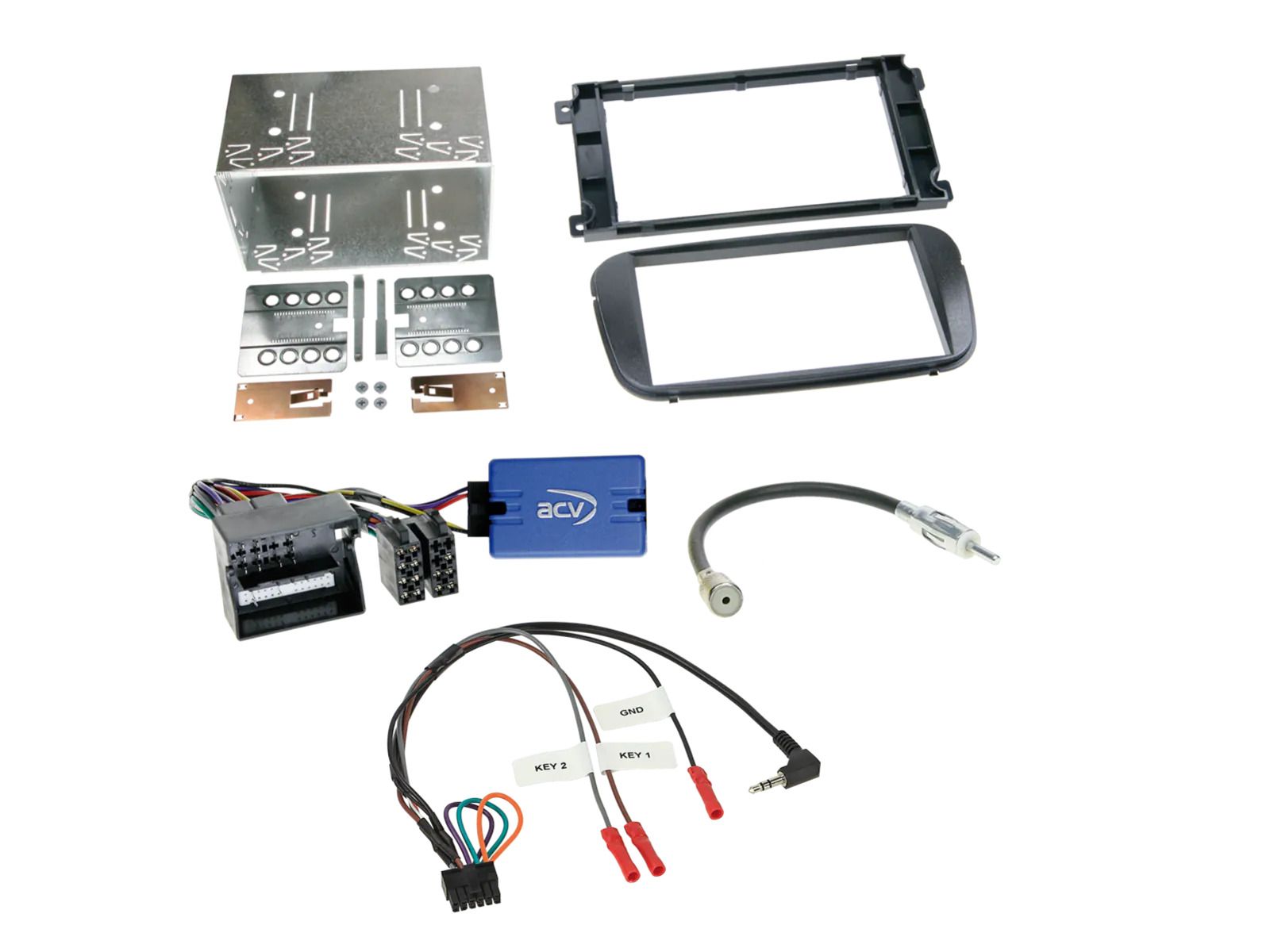 Ford Focus, Galaxy, Mondeo, S-Max, Tourneo Connect Double Din Stereo Fitting Installation Kit 621114-19-1