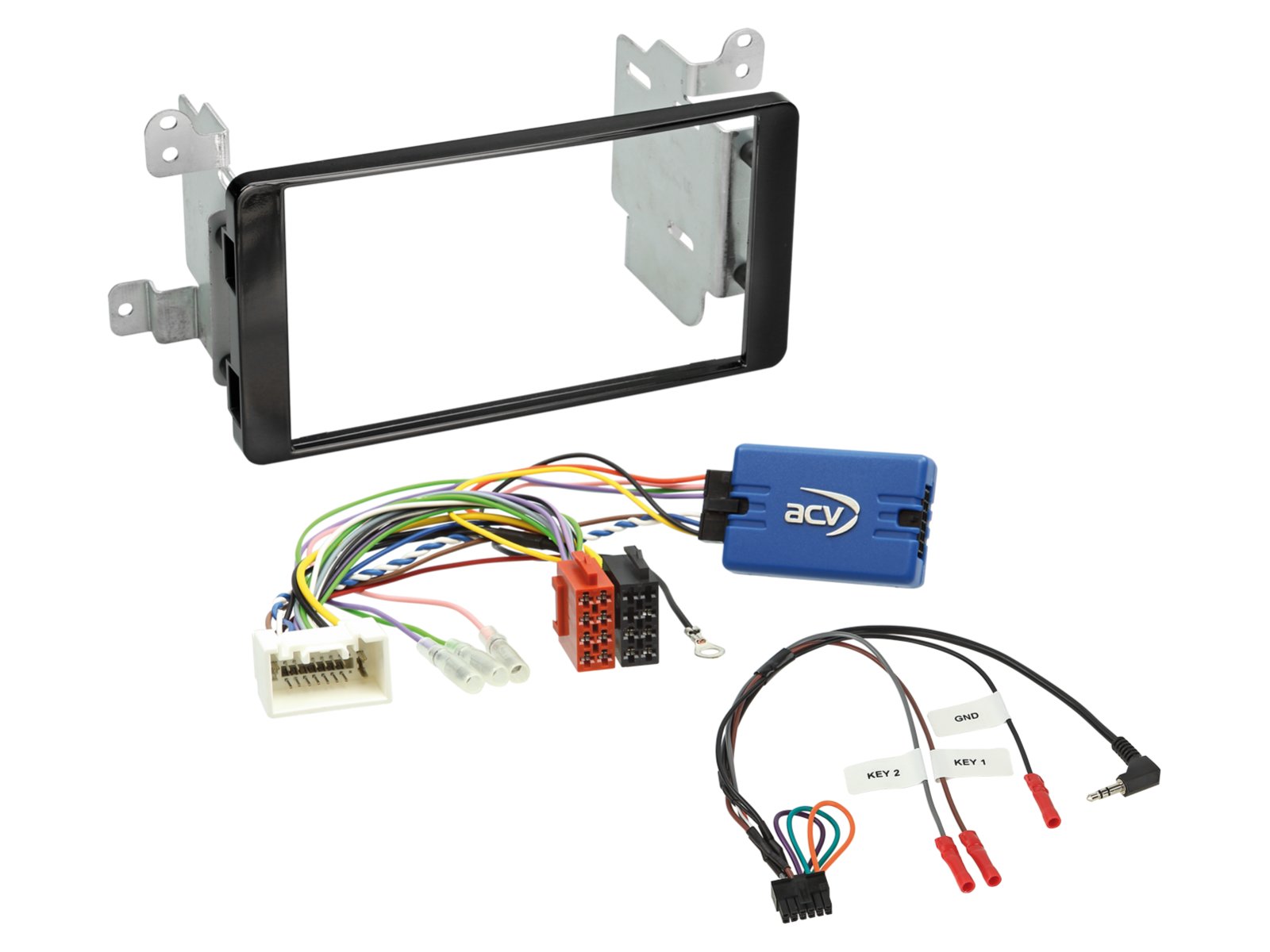 Mitsubishi Outlander (CW0) Black Double Din Facia Kit ACV 621200-17-1