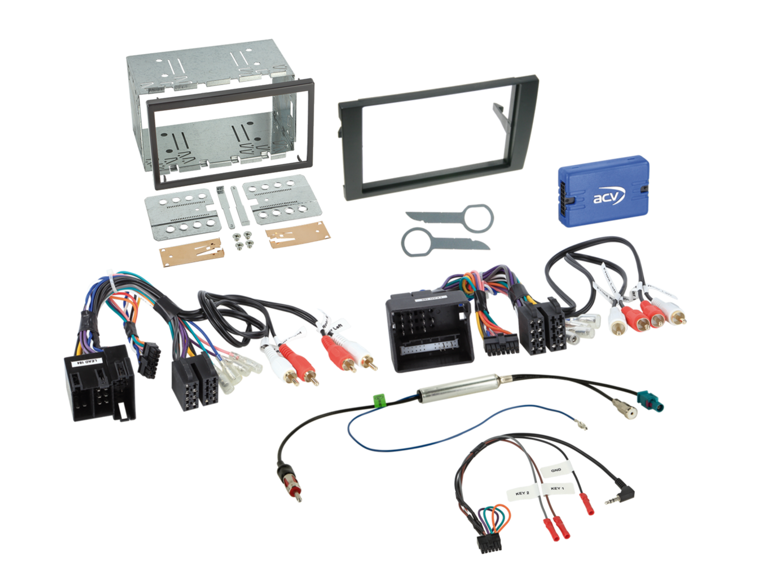Audi A4 2002 - 2008  Double Din Stereo Fitting Installation Kit 621320-18-1