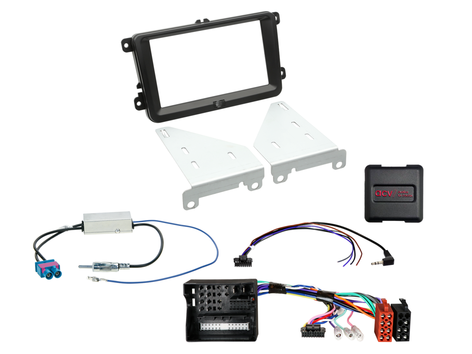 Seat/VW Double Din Stereo Fitting Installation Kit 621320-30-1