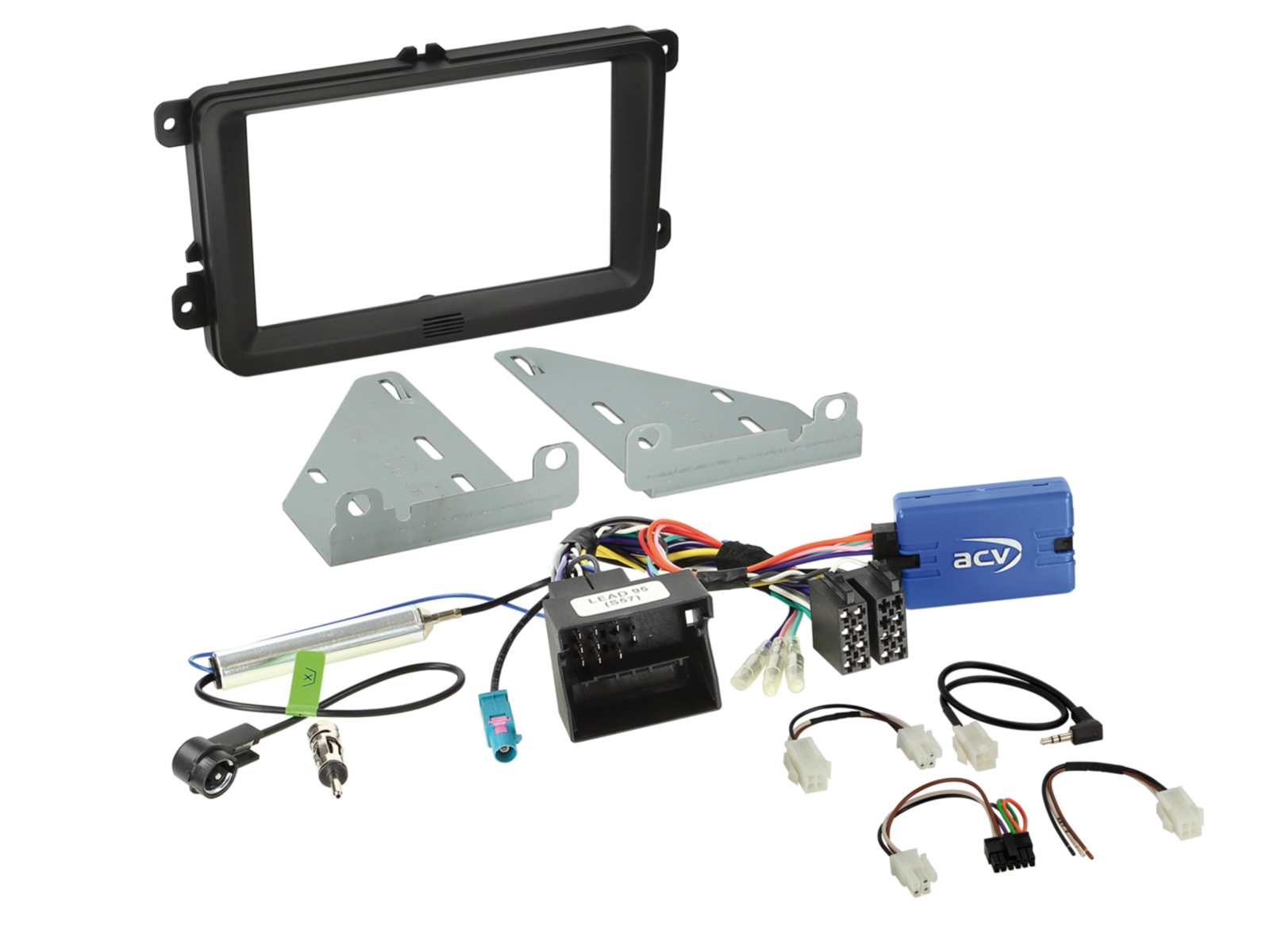 Seat/Skoda/VW Double Din Stereo Fitting Installation Kit 621320-30-2