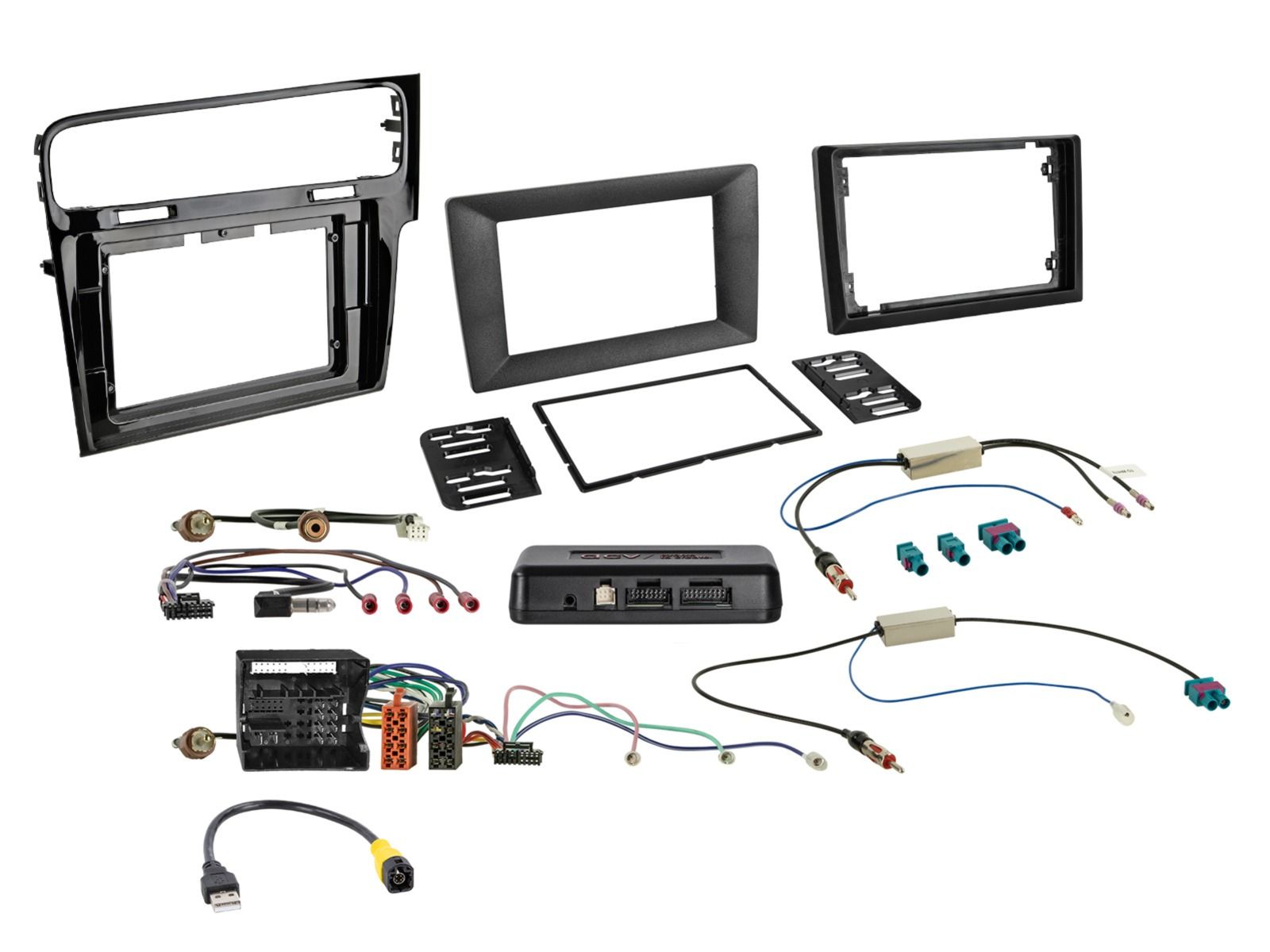 VW Golf VII 2012-2020 Double DIN Fitting Kit ACV 621320-39-1