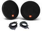 Fiat 500 2007 - 2015 with 2 x JBL Stage2 624 - 6.5"  240 Watt  2-way Speakers