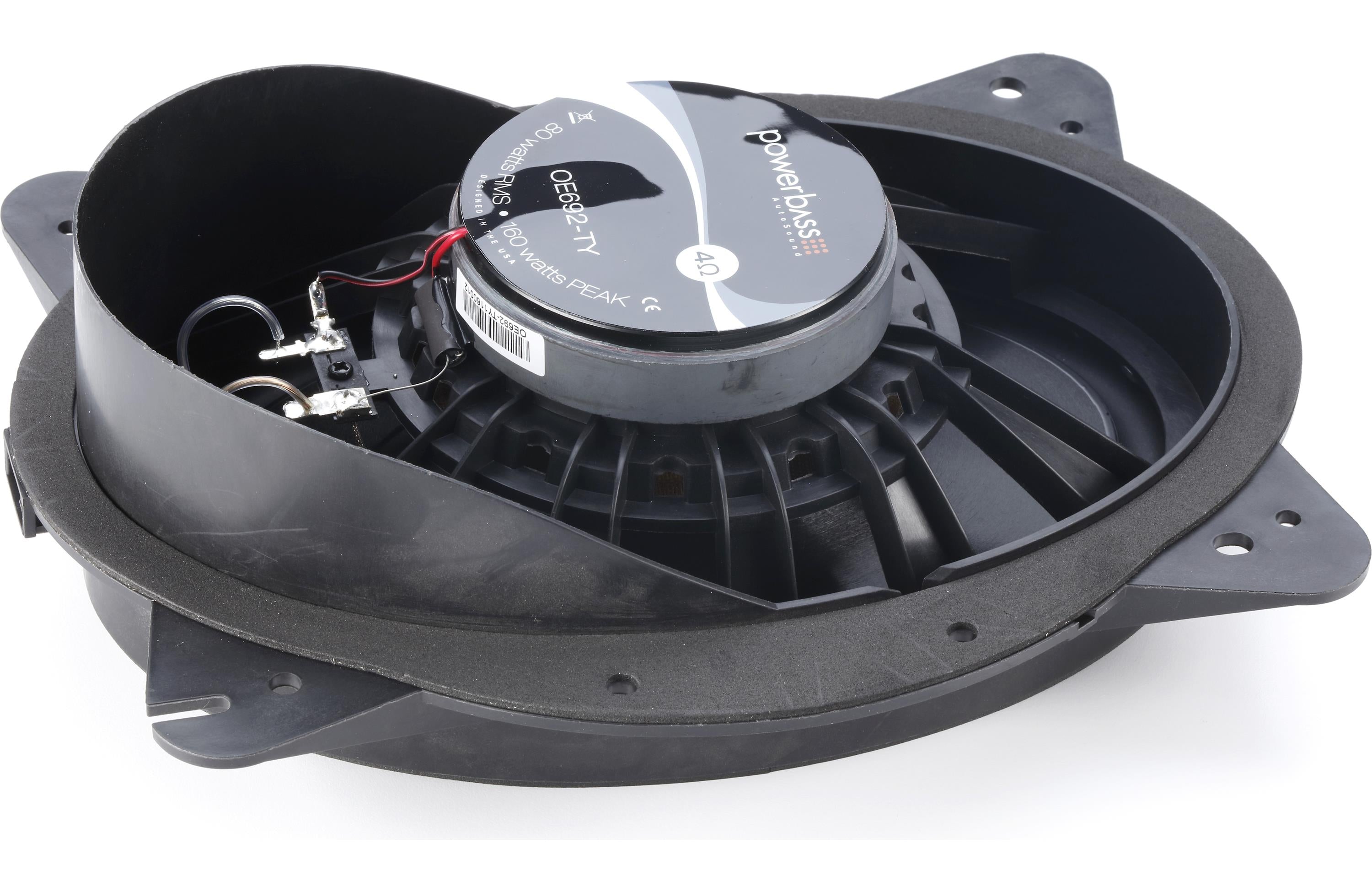 PowerBass OE692-TY Toyota and Lexus Custom Fit 6x9" 2 Way Coaxial Speakers 160 Watts