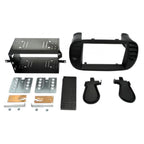 Fiat 500 2007- 2015 Matt Black Double Din Car Stereo Fascia Fitting Kit