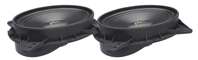 PowerBass OE69C-TY Toyota and Lexus Custom Fit 6x9" 2 Way Component Speakers 160 Watts