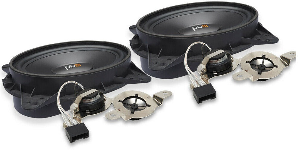 PowerBass OE69C-TY Toyota and Lexus Custom Fit 6x9" 2 Way Component Speakers 160 Watts