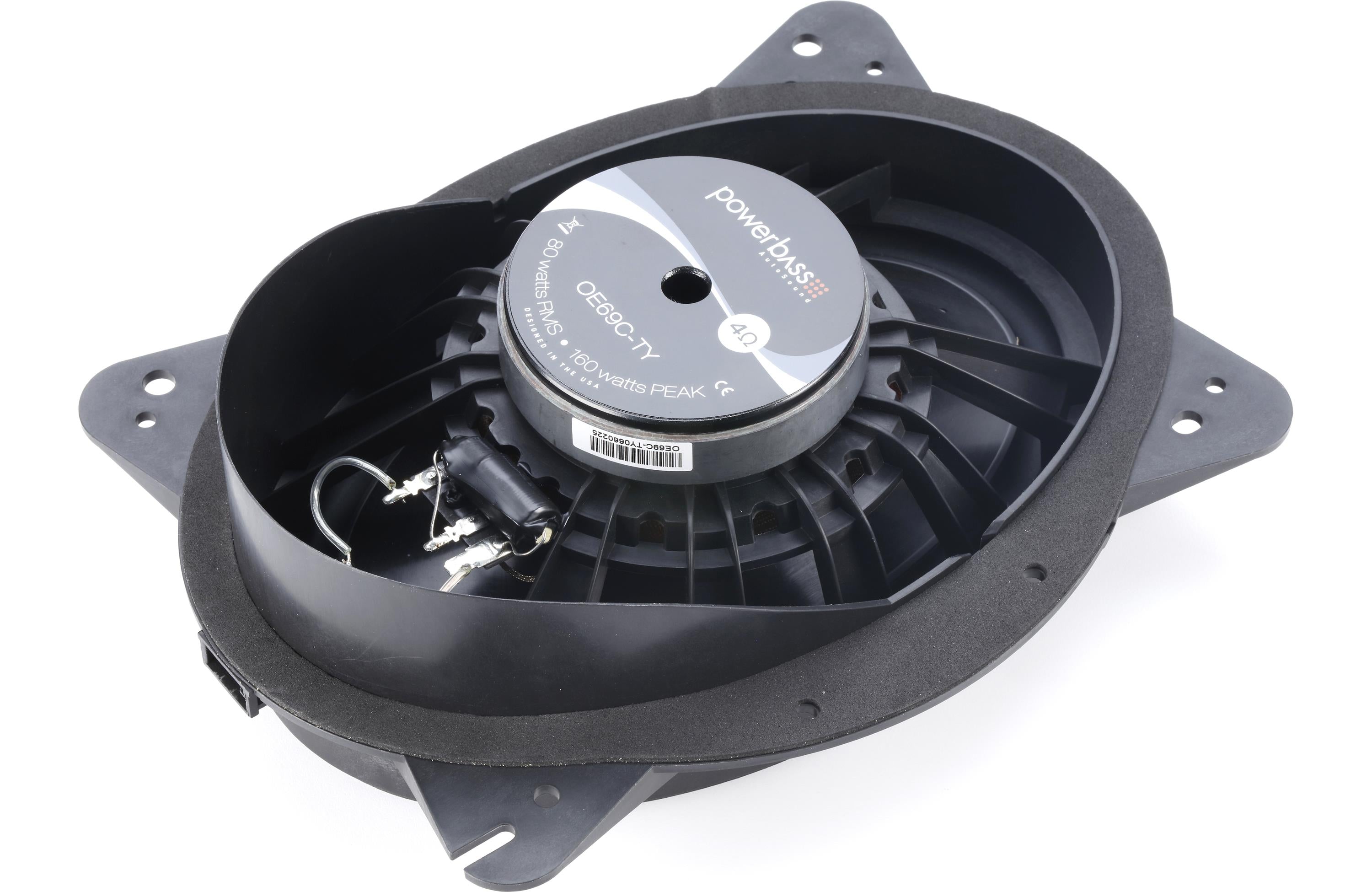 PowerBass OE69C-TY Toyota and Lexus Custom Fit 6x9" 2 Way Component Speakers 160 Watts