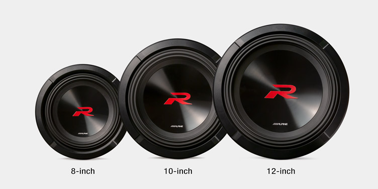 Alpine R2-W8D4 R Series 8" 1000 Watt subwoofer with dual 4-ohm voice coils